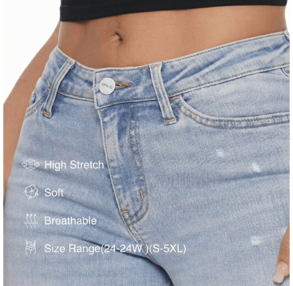 Effortless Wide-Leg Stretch Jeans