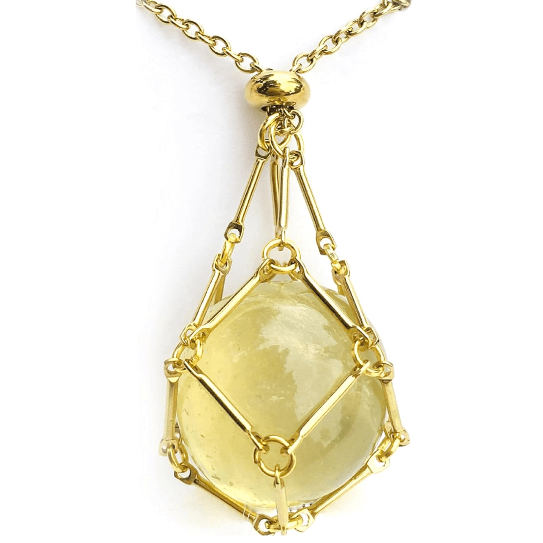 18K Gold Crystal Pouch (Crystal Not Included)