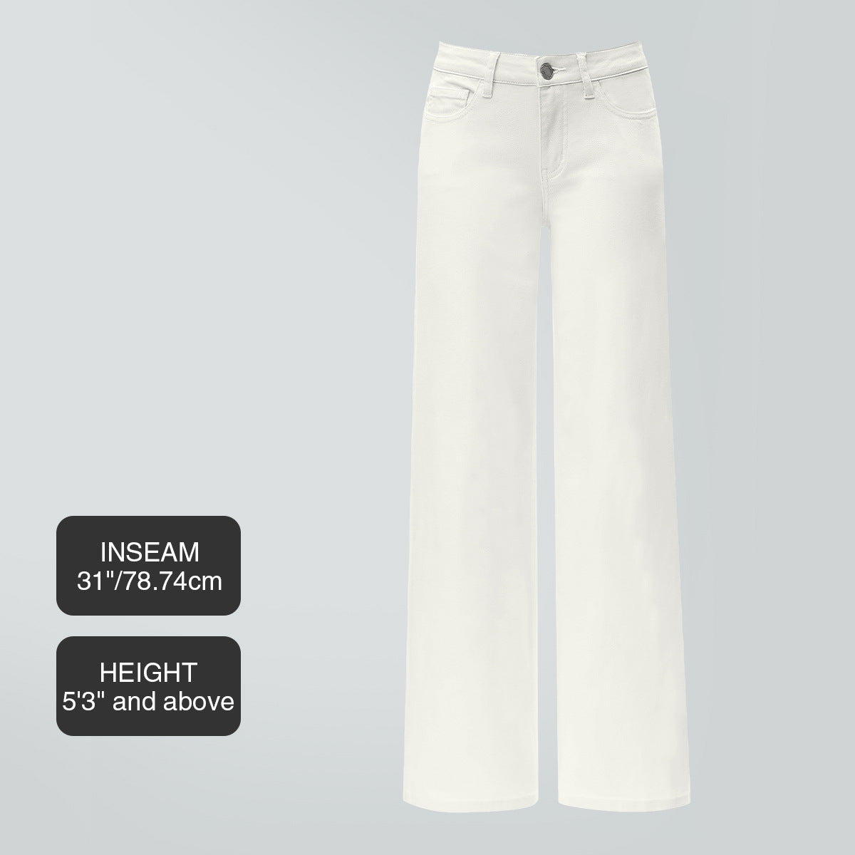 Effortless Wide-Leg Stretch Jeans