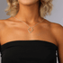 14K White Gold Ring Holder Necklace