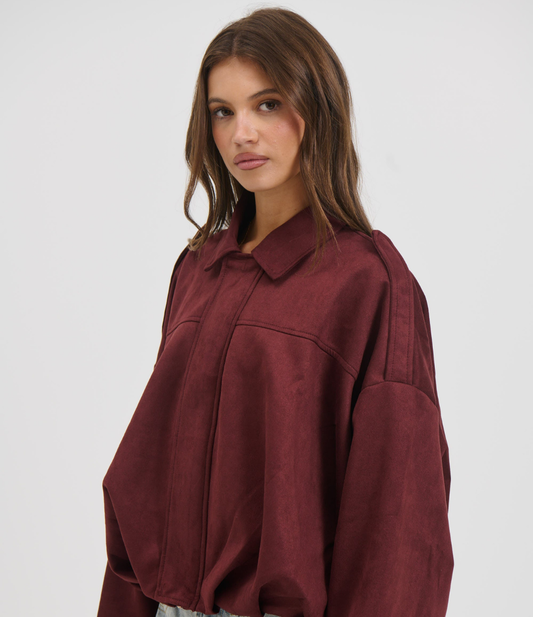 Crux Women's Suede Bomber