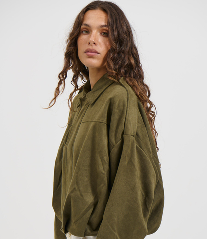 Crux Women's Suede Bomber