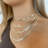 18K Gold SnakeBone Necklace