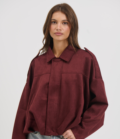 Crux Women's Suede Bomber