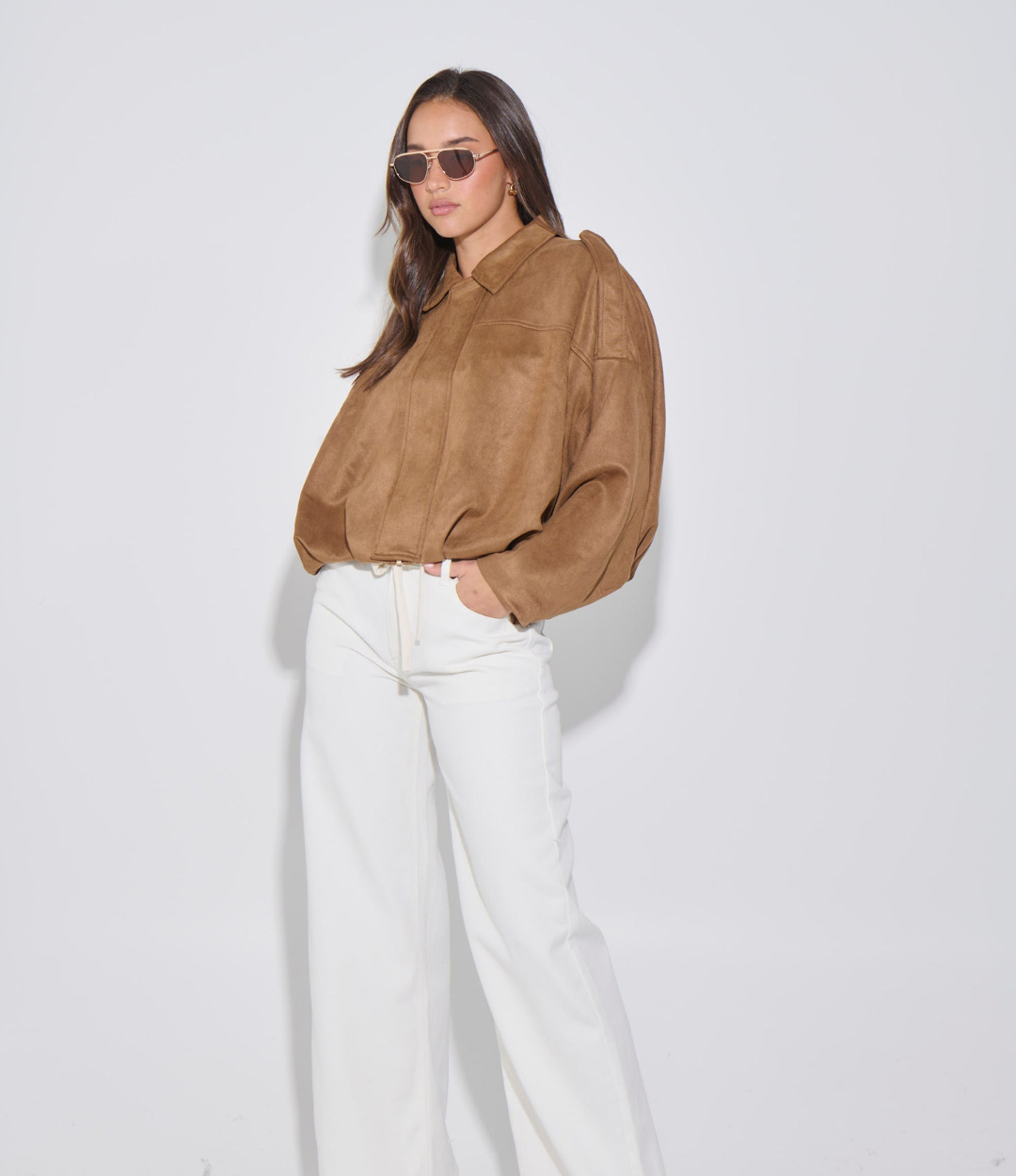 Crux Women's Suede Bomber