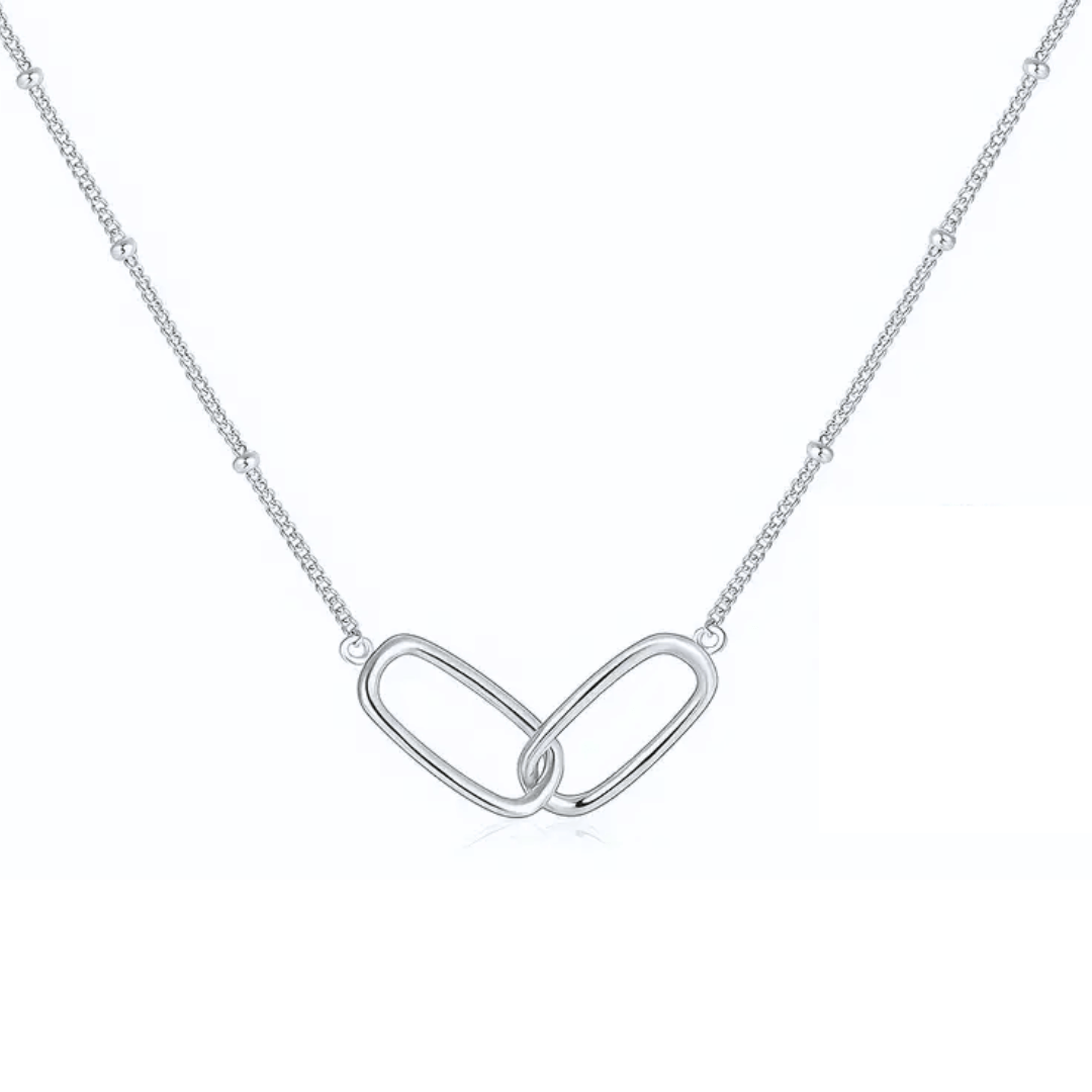 14k Gold Infinity Link Necklace