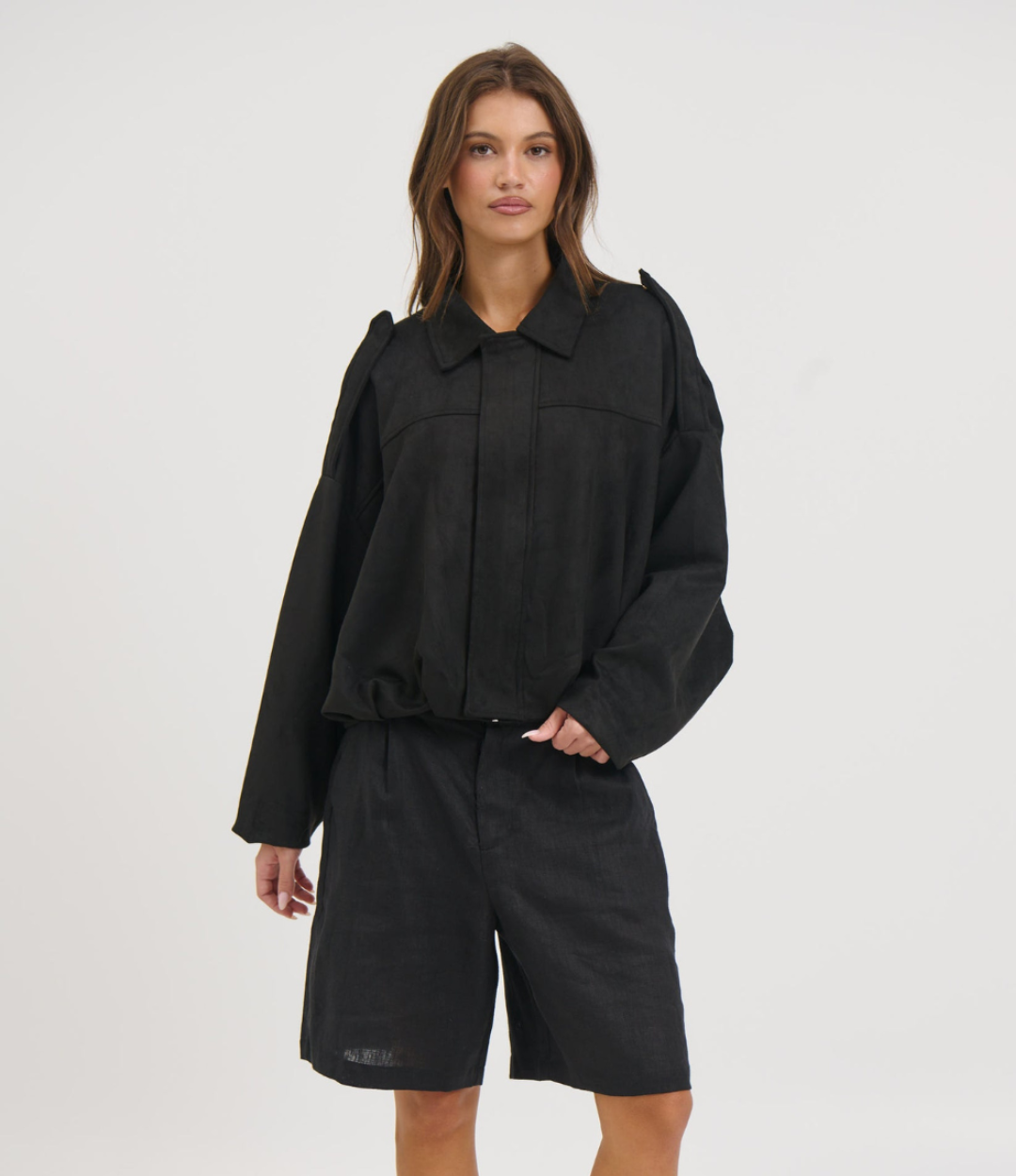 Crux Women's Suede Bomber