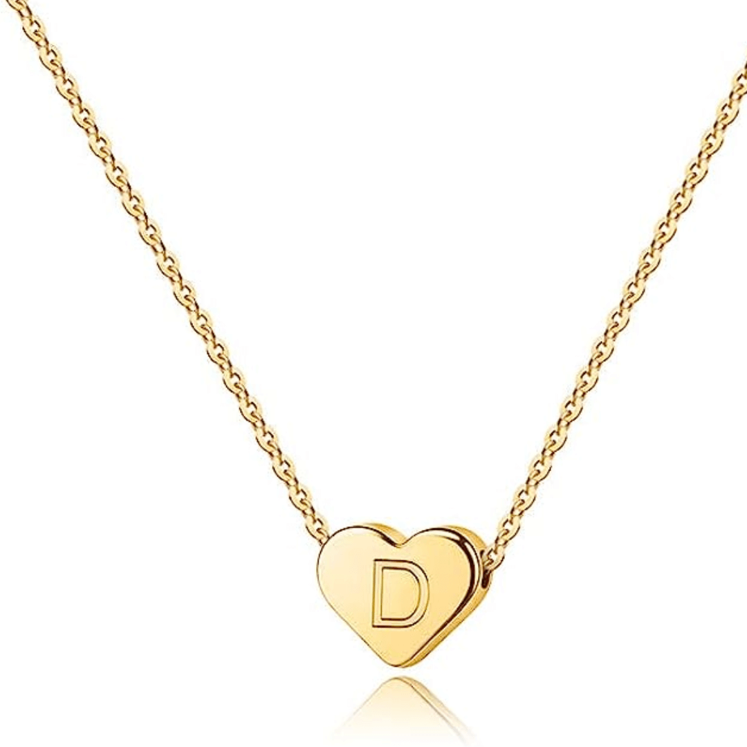 Necklace D Initial Pendant